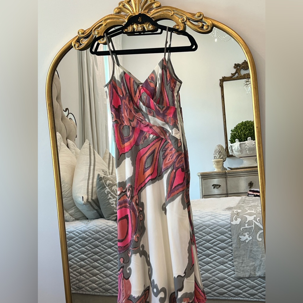 100% Silk Trina Turk Sunseeker Dress